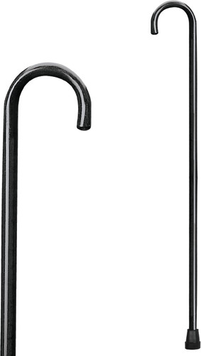 Round handle wood cane - round,