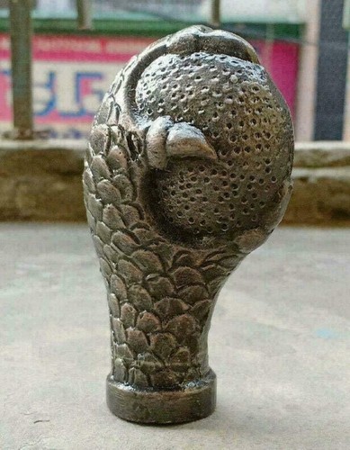 Egg eagle claw cane head - egg, in