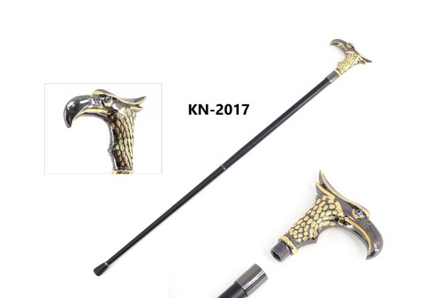 Eagle head walking cane - head,