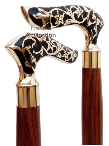 Vintage designer brass handle - vintage,