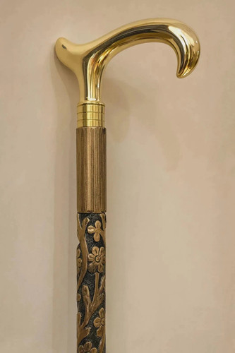 Victorian beautiful brass head - brass,